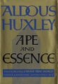 Ape and Essence first edition book cover.jpg